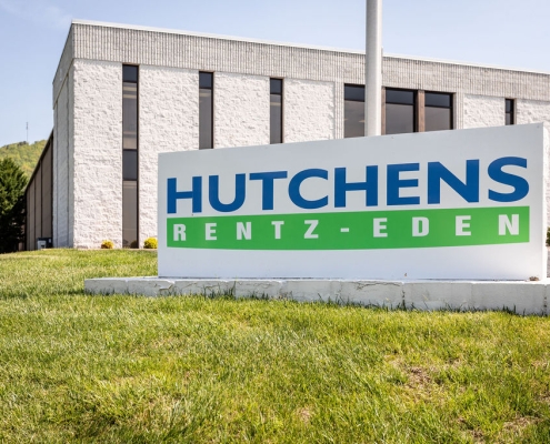 Exterior photo of the Hutchens Rentz-Eden building, a leading fuel dealer in VA, NC and TN.